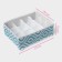 Organizer for storing linen “Laguna”, 12 cells, 27 × 20 × 10 cm, turquoise color