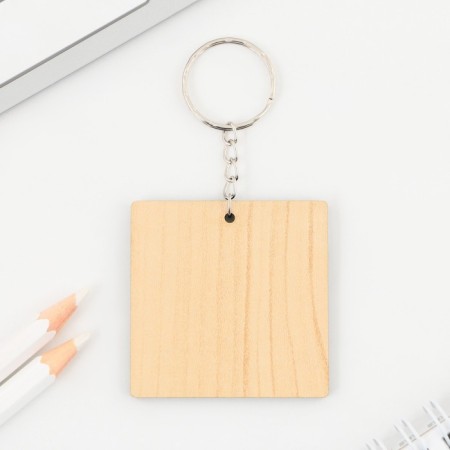 Key keychain wooden "Vladivostok", 5 x 5 cm-3