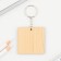 Key keychain wooden "Vladivostok", 5 x 5 cm