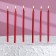 Candles in the cake "Royce", 6 pcs, high, 12.5 cm, ruby ​​metallic