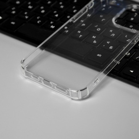 Pero cover for Apple iPhone 15 Pro Max, silicone, transparent, reinforced-2
