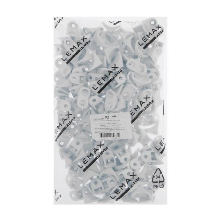 Regional holder for wooden shelves, 14x18mm, white glossy-2