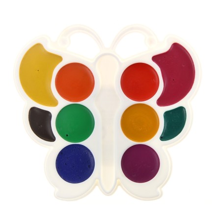 Watercolor "Luch" "Butterfly", 10 colors, without brush