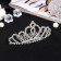 Hair diadem "Medea" heart greatness, 10 × 4.5 cm, silver