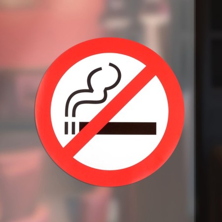 Sticker sign "Smoking is prohibited", 18 × 18 cm-1