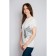 Women's T -shirt Let’s Go "Star", size 46, Milk color
