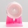 Carno rodents wheel is quiet, on a stand, 12 cm, pink