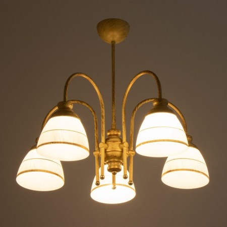 Dapiye chandelier 5he27 40W gold 57x57x40 cm Bayerlux-2