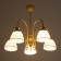 Dapiye chandelier 5he27 40W gold 57x57x40 cm Bayerlux