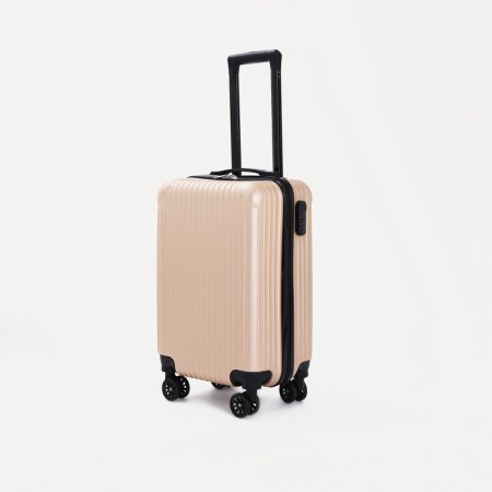 Small suitcase 20 ", lightning department, code castle, beige color-2