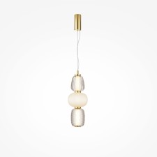 Suspension lamp Maytoni Mod267PL-L28G3K, LED, 28W, 17x17x363.5 cm, 3800lm, color gold