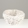 Kashpo, 19x12 cm, willow, white