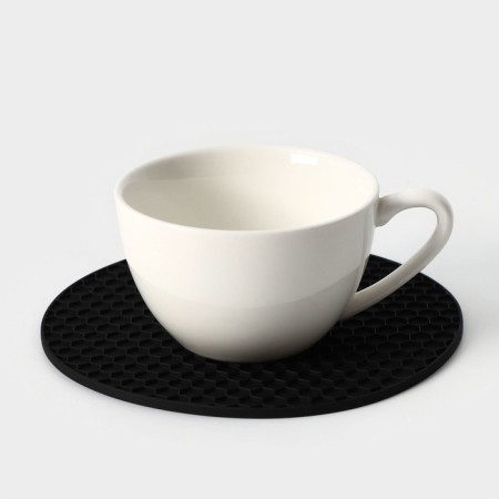 Rug-stand silicone for hot, d = 140 mm, thickness = 3.5 mm, black-2