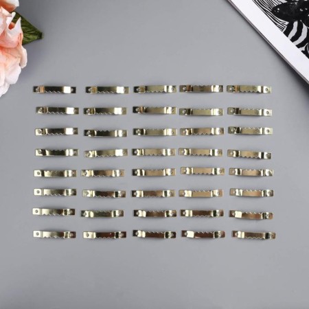 Tough suspension for paintings, photo frames metal (set 40 pcs) gold 4x0.5 cm-2