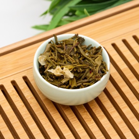 Chinese green jasmine tea "Jasmine snowfall, pray Pao Sue", 100 g, 2023-5
