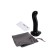 Belt unrealistic strapon strap-on-me, p & g spot, xl, silicone, black color, 19.8 cm