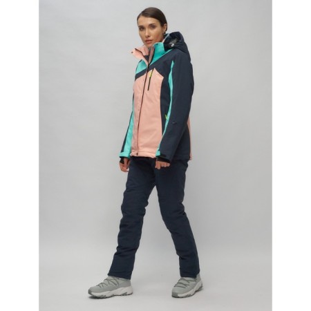 Ski suit, size 42, turquoise color-1