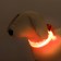 Collar with backlight double strip size S, Osh 35-43 x 2.5 cm, 3 glow modes Orange