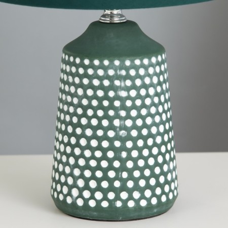Table lamp "Iliana" E14 40W Green 20x20x31cm Risalux-3