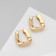 Earrings Metal "Bohemia" Bulletin Mini, Color Gold