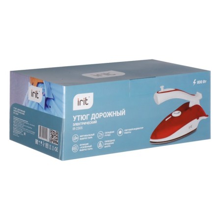 IRIT IRIT IR-2305, 800 W, Teflon sole, 200 ml, road, white-red-10