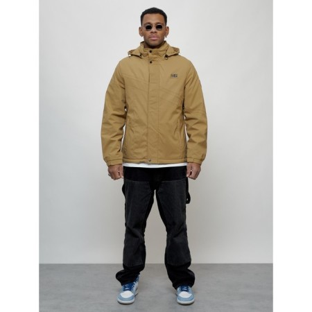 Sports male jacket, size 50, beige color-7
