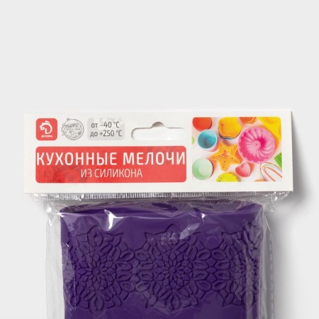 Aising rug of Dolyana "admiration", silicone, 38 × 26.5 cm, lilac color-6