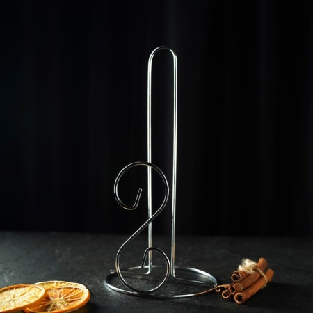 Standing for paper towels of the share, 13.4 × 13.4 × 28 cm, color chromium-1