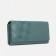 Women's wallet on magnets, green color