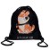 A bag for shoes 450 x 350 mm, Bruno visconti (high -strength polyester, density 420d), with a reflective strip, "Funny Corgi"