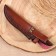 Scabbard - a knife cover, under a blade up to 14.5 x 4 cm, brown