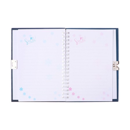 Gift notebook, 45 sheets, line, on the castle, on the crest, shark (17.8x13cm)-4