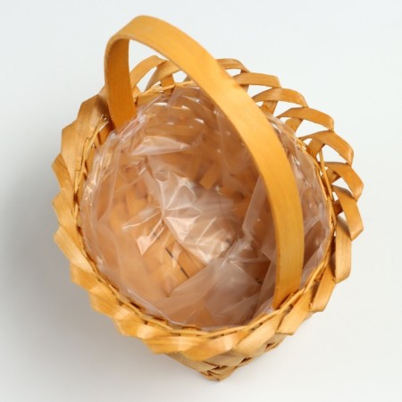 Wicker basket, 18 x 14 x 10.5/23 cm, sequoia-3