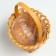 Wicker basket, 18 x 14 x 10.5/23 cm, sequoia