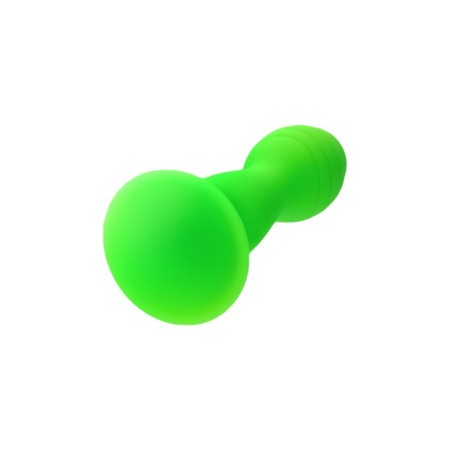 Anal plug A-Toys by Toyfa Terg, silicone, green, 10 cm-4