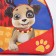 New Year's children's backpack "Dog Santa Claus", for the New Year