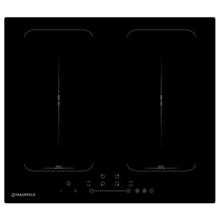 Hon surface Maunfeld EVI.594-FL2-BK, induction, 4 burners, sensor, black