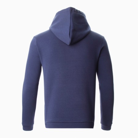 Male sweatshirt is laid down, the color is dark blue, size 54-3