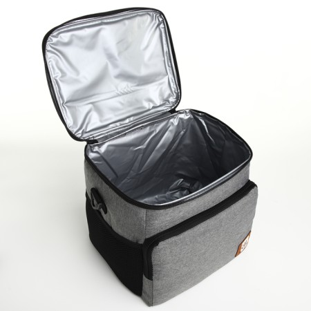 Thermal -mosquito with zipper, external pocket, 12 l, color gray color-2