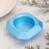 Square Square from gypsum with mowed corners is small, 9x3.5cm, blue
