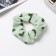 Hair gum "Orbit" Classic Heart, 10 cm, green-white