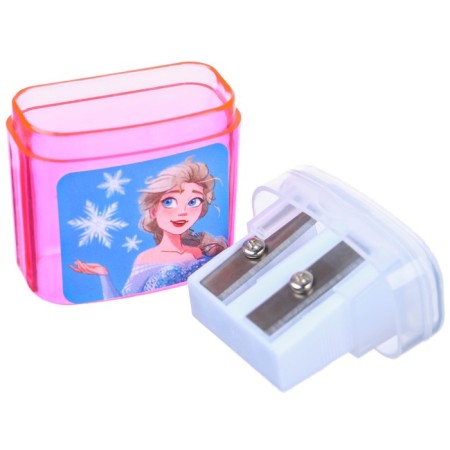 Plastic sharpener with container, double, mix, cold heart-4