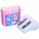 Plastic sharpener with container, double, mix, cold heart