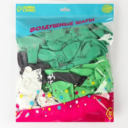 Shar Latex 12 "Football", set of 100 pcs.-1