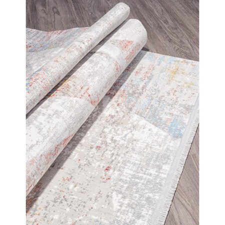 Rectangular carpet milat maxell, size 80x150 cm, Terra/Burgundy color-1
