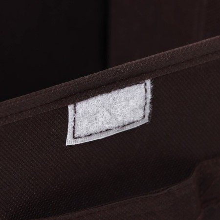 Stellid box for storage with a lid of the share "Alva", 26 × 20 × 15 cm, brown color-2
