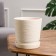 Flower pot "Nest" Platan White No. 3 1.9 liters