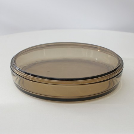 A set of glass plates "Dym", 5 items: 2 plates d = 18.3 cm, 3 plates d = 19.8 cm-7