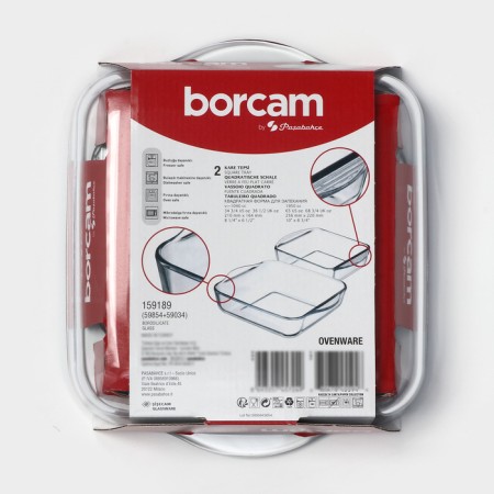 A set of baking forms Borcam, 2 items: 1.95 l, 1.04 liters-13