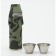 Alcohol flask, stainless steel, gift, 300 ml, with 3 piles of 30 ml